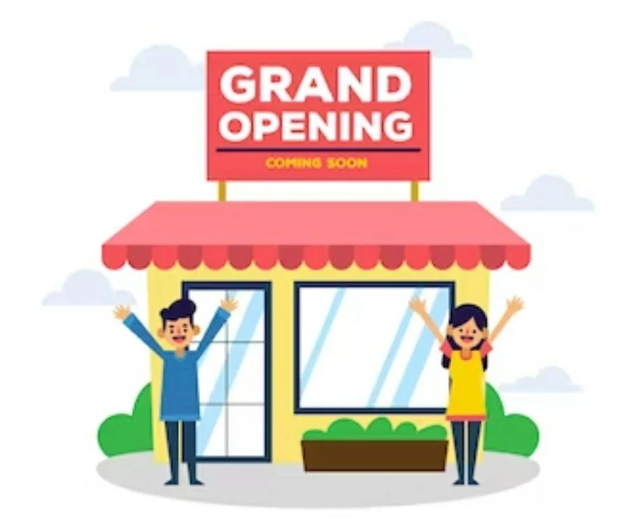 Grand opening event planning for retail stores