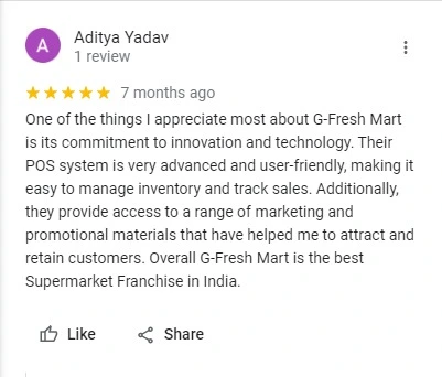 G Fresh Franchise Review